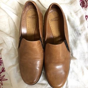 Dansko Almond Tie Booties